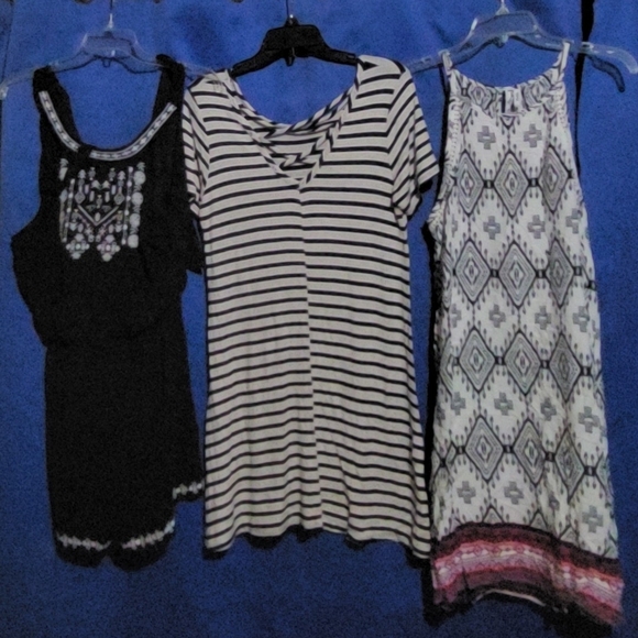 Three Hearts Tops - Three Hearts Women's Black and White Striped Tank Top